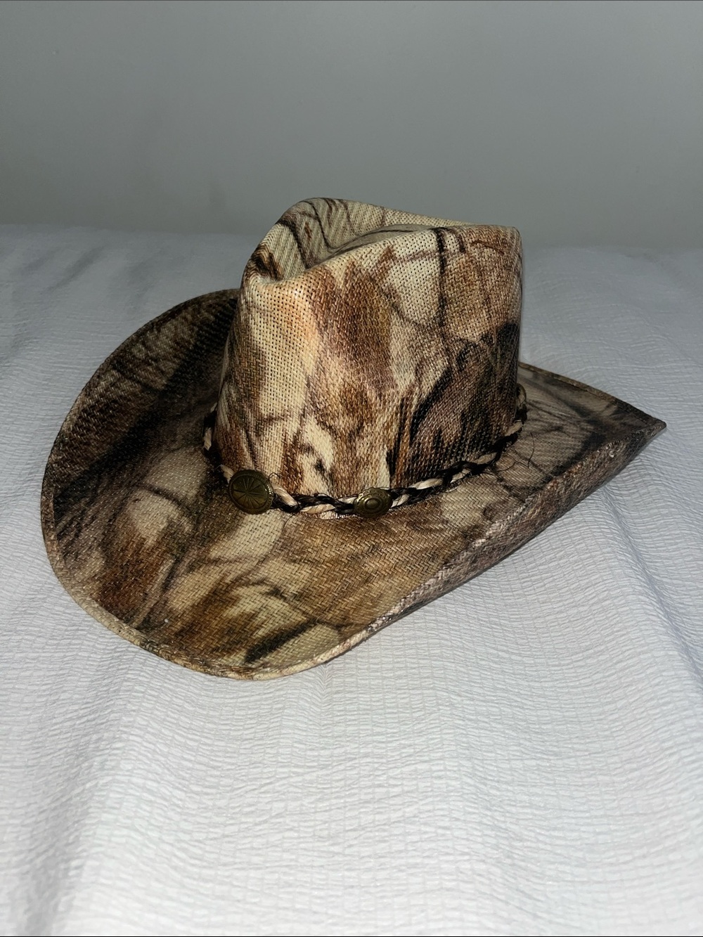 Camouflage Cowboy Hat - Brown